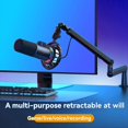 thumbnail image 3 of Microphone Bracket, Adjustable 360 ° Suspension Arm, Adjustable Rod Microphone Bracket, with Desktop Mounting Clip,A, 3 of 7