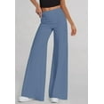 thumbnail image 3 of PRETTYGARDEN Women's Wide Leg Palazzo Pants Dressy Casual Elastic High Waisted Trousers Office Business Work Slacks, 3 of 8