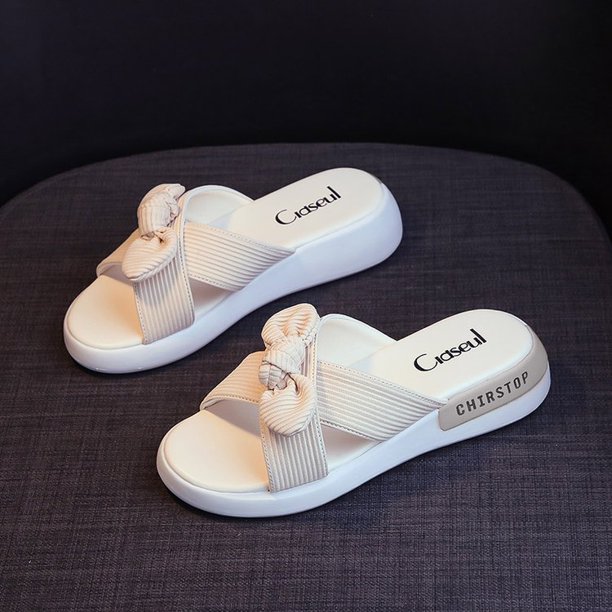 2023 Nueva plataforma de moda Sandalias de playa combinables con todo a la moda Sandalias de lujo Mujeres Diseñadores Peep Toe Zapatillas cómodas 35 Gao Jinjia LED