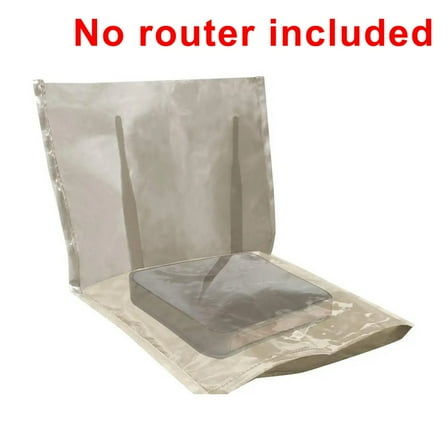 yaaqii WiFi Router Cover Radiation Protection Bag Shielded Blocking Router Guard Cover
