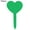 Green, variant on Visland 100pcs Garden Plant Labels Waterproof Plastic Plant Nursery Markers Heart-Shaped Plant Name Sign Tag Outdoor Indoor Stakes Stick for Seed Potted Herbs Flowers Vegetables Flowers