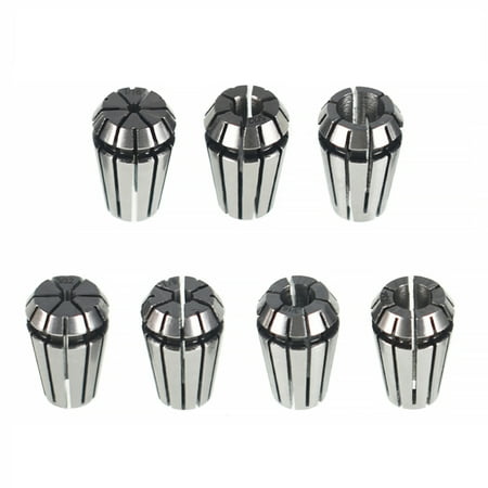 

7Pcs ER11 Spring Collet Set 1/16 -1/4 inch Collet Chuck for CNC Milling Lathe Tool Engraving Machine Carbon Steel