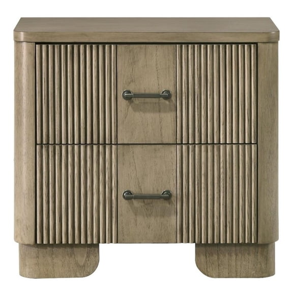 ACME Lakkari Nightstand in Antique Oak