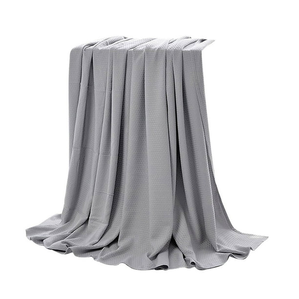 Manta de Fibra de Seda de Hielo Colcha de Verano Toalla de Siesta para Bebés y Niños Manta de Aire Acondicionado Manta de Hielo Adecuada para Dormir con Calor y Suéteres de Noche