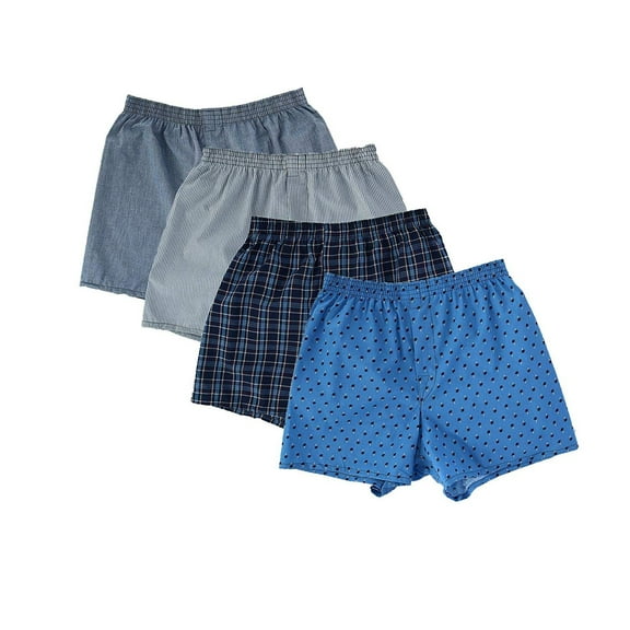 Fruit of the Loom 5-Pack Tartan Boxers Size Extra Large