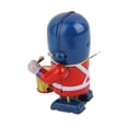 thumbnail image 4 of Drumming Solider Mecánico con Tecla de Cuerda para el Juguete, No Requiere bαtería Hugo Wind Up Tin Toy, 4 of 8