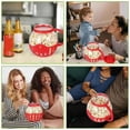 thumbnail image 4 of Microwave Popcorn Maker Bucket Microwave Bowl Mini Machine Safe Silicone Lid Popcorn Maker Blue, 4 of 6