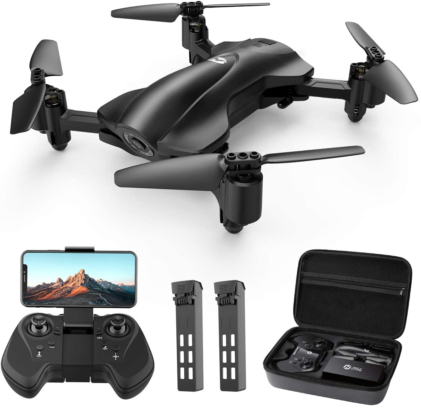 Holy Stone HS165 Faltbare GPS Drone mit 5G wifi 1080P HD Kamera Quadcopter Drone