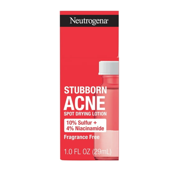 Neutrogena Stubborn Acne Spot Drying Acne Treatment, 10% Sulfur, 1 oz