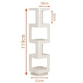 thumbnail image 2 of Living Room Rotating Bookshelf, Floor Standing, Corner Simple Bedroom TV, Small Bookshelf Storage Rack, 2 of 5