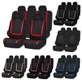 thumbnail image 5 of Funda universal para asiento de coche, color negro y gris | Juego de fundas universales para asientos de coche | Fundas para asientos delanteros y traseros | Accesorios de interior, 5 of 5