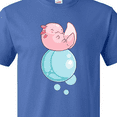 thumbnail image 4 of Inktastic Cute Axolotl Sitting on a Bubble T-Shirt, 4 of 5