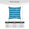 thumbnail image 4 of Xecao Pearlescent Scales Print Soft Velvet Decorative Throw Pillow Covers, Square Cushion Cases for Bed, Sofa, Living Room, Car, and Indoor Outdoor Use-16"x16", 4 of 8