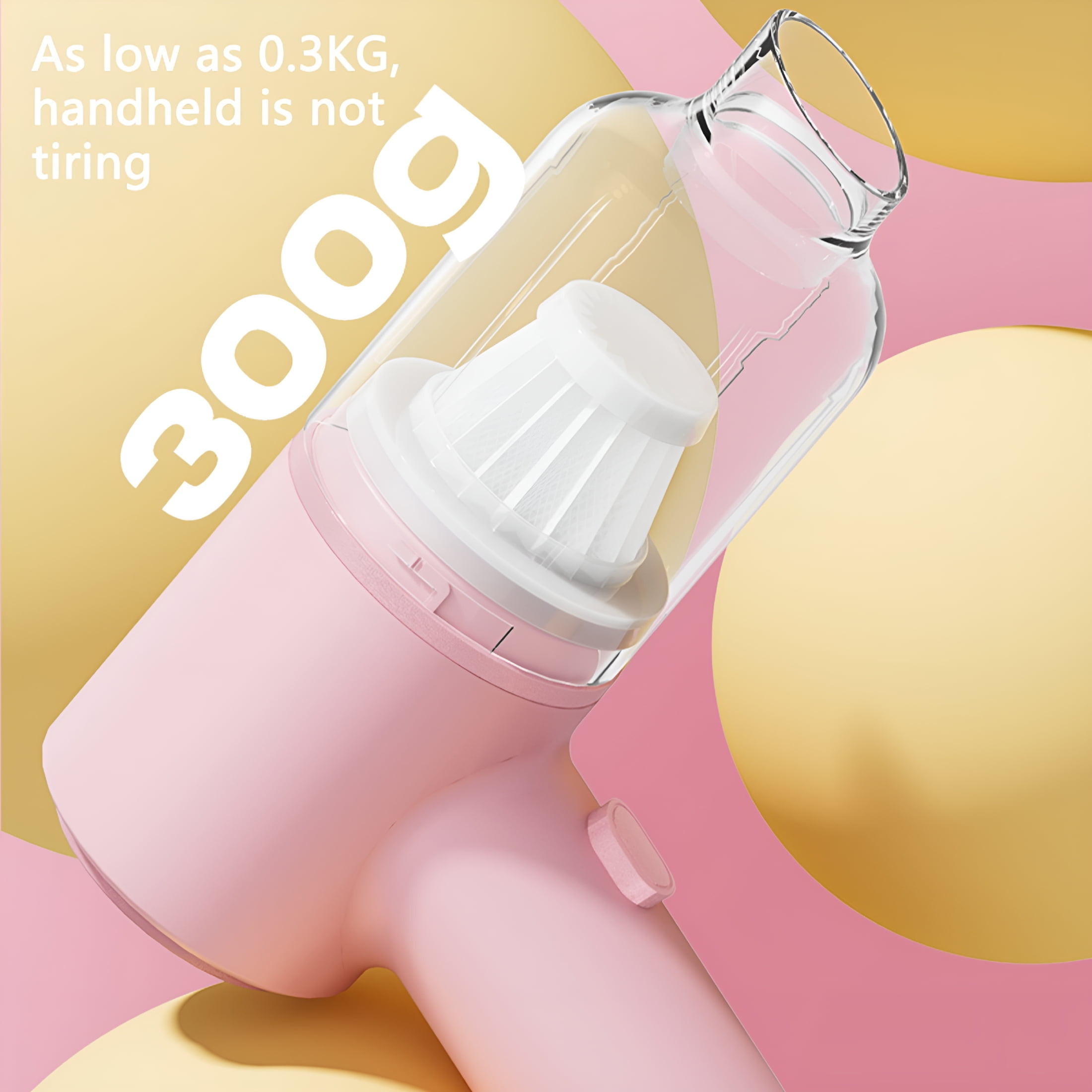 BESTSKY 2026 New Car Vacuum Wet and Dry Handheld Car Vacuum Cleaner Powerful Suction Hand Vac Hand Held Vacuum Cleaner for Car for Car, Home, Office, Truck, Suv