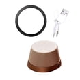 thumbnail image 3 of Mini altavoz portátil Bluetooth 2 en 1 con soporte para teléfono, resistente al agua, sonido potente y nítido, conexión USB. oro rosa, 3 of 9