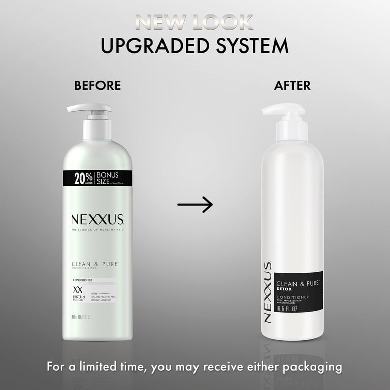 Nexxus Clean & Pure Conditioner for Professional-Level Detox Hair