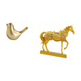 thumbnail image 1 of Figura decorativa moderna de un , estatua de animal, adorno para el hogar, ideal para escritorio, oficina, repisa, sala de estar o como, 1 of 7