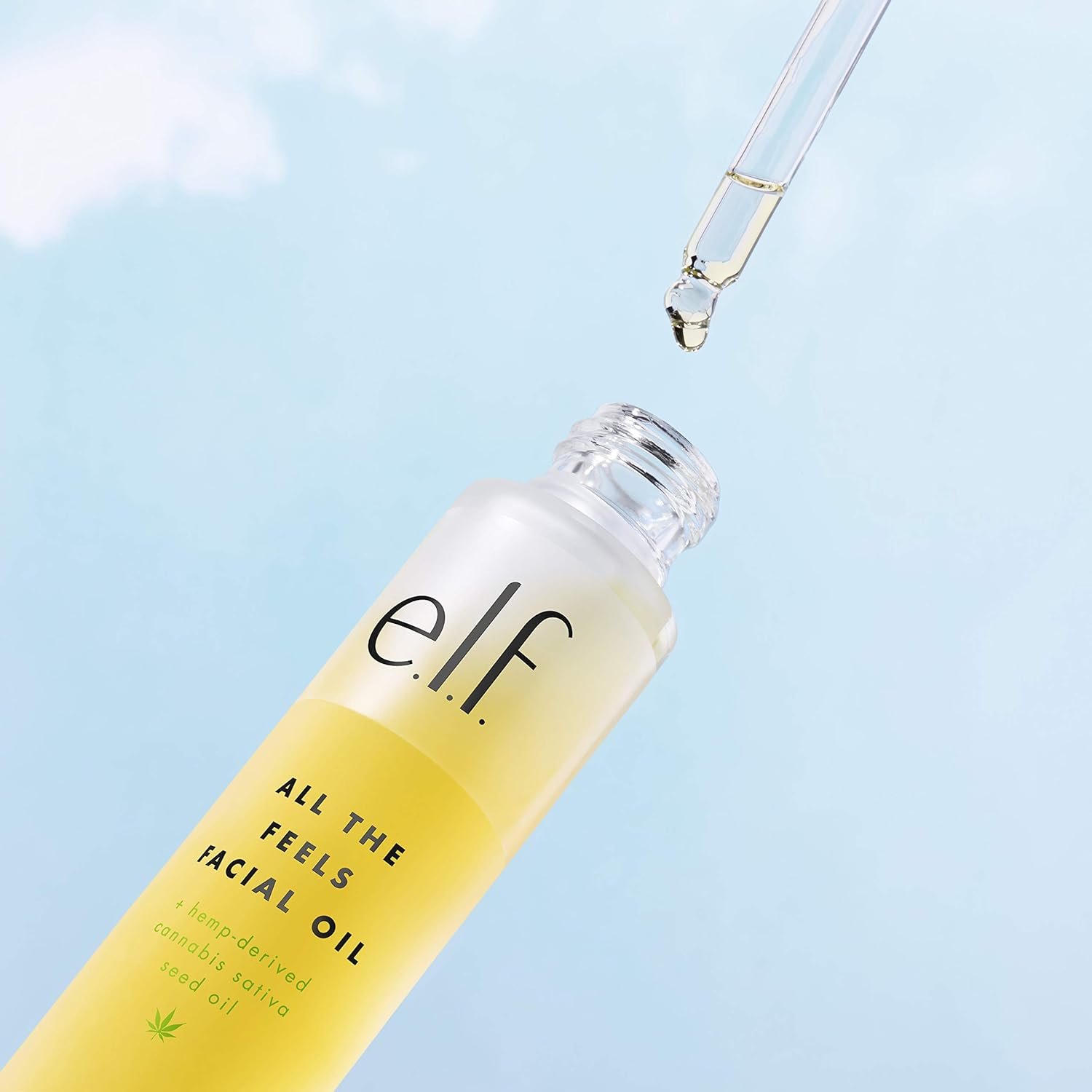 e.l.f. All the Feels Facial Oil + Hemp-derived Cannabis Sativa 1.01 fl. oz.