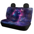 thumbnail image 5 of FUIALDOLG Galaxy Cat, Non-Slip Back Seat Protectors Set of 2, Waterproof All Weather Car Rear Bench Seat Cover for Auto Car Interior, 5 of 7