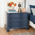 thumbnail image 2 of American Woodcrafters Rodanthe Shipyard Blue Wood 3-drawer Bachelor Chest, 2 of 7
