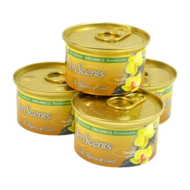 Download Jen-Scents Air Freshener Can, Organic Car Air Freshener In a Can 4-PACK (Vanilla) - Walmart.com ...
