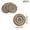 B, variant on 4PCS Vintage Round Placemats - Warm Earth Tone Textured 2D Printed Mats for Farm Kitchen Dining Room Table Decor Home Decoration