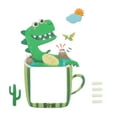thumbnail image 1 of 1pc Cartoon Switch Sticker 3D Vivid Switch Sticker Self Adhesive Sticker (Dinosaur), 1 of 9