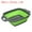 Green, variant on Unique Bargains Collapsible Colander, Silicone Square Foldable Strainer Suitable for Pasta, Vegetables, Fruits - Green Large