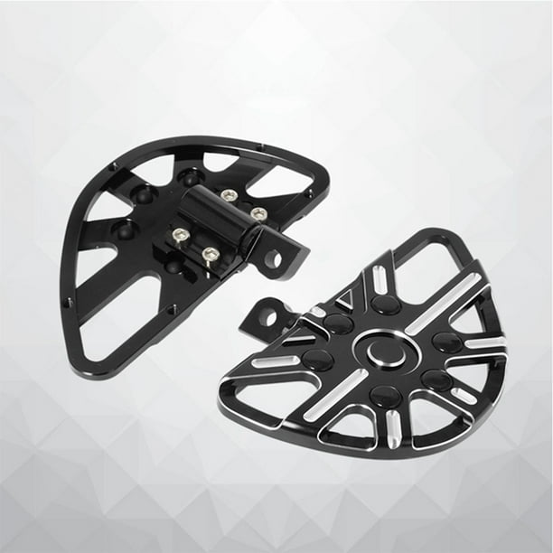 Pedales DE reposapiés para motocicleta Soledad Touring cvijas DE montaje Negro