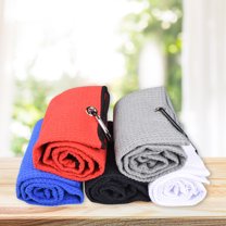 Cheers.US Golf Towel, Golf Towel with Clip, Microfiber Waffle Pattern Golf Towel, Quickly Drying Golf Towel