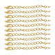 thumbnail image 2 of Extensor de cadena Gloria 10x dorado para Fabricación DIY, 2 of 8