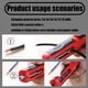 thumbnail image 5 of 1 Piezas Pelacables Pelacables Portátil Multifunción, Cable de Red, Cable, Cable Coaxial, Cortador de Cables, 10-20AWG, Rojo, 5 of 5