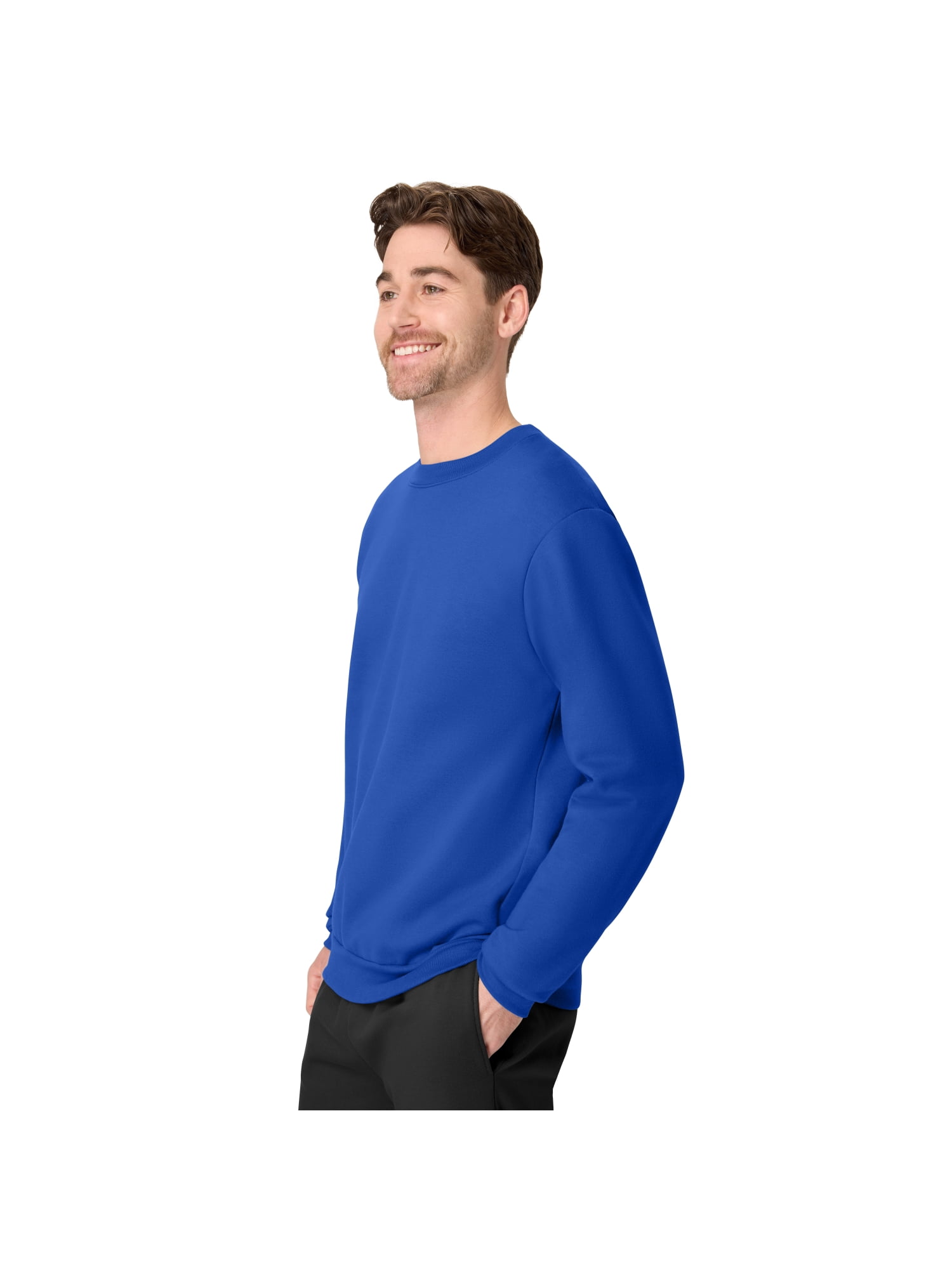 Hanes Men's & Big Men's Essentials Fleece Crewneck Sweatshirt, Sizes S-5XL