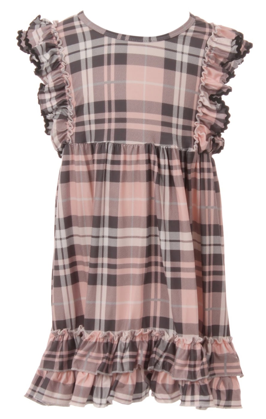 tartan flower girl dress
