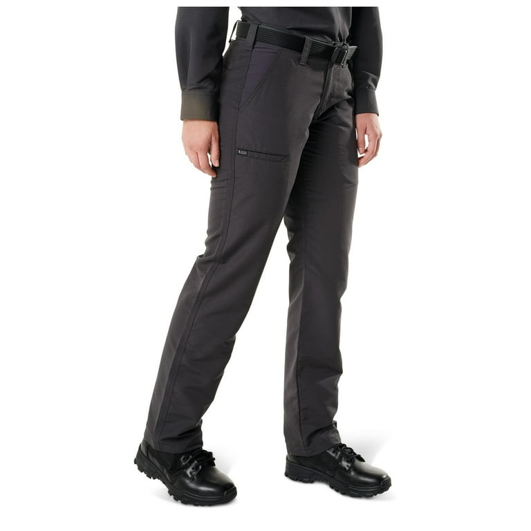 5.11 Work Gear Women s Fast Tac Urban Pants Water Resistant Finish 4 Way Stretch Charcoal 2 Long Style 64420 Walmart