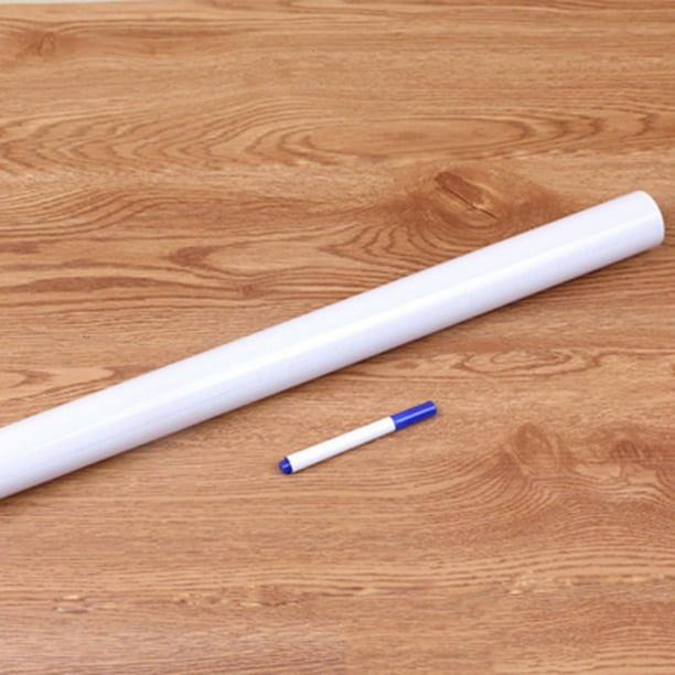 Papel de pizarra Colco calcomanías de pared autoadhesivas borrables 17.7 blanco