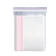 thumbnail image 2 of Matsuzay Unids/paquete de 100 bolsas con cierre de cremallera, bolsa de plástico transparente autosellante, paquete de almacenamiento de alimentos, bolsa Type11 NO11 Matsuzay HA5328-04B, 2 of 6