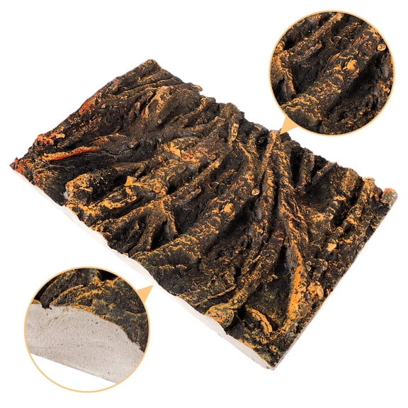 LOLIPPYY 3D PU Reptile Tank Background Panel for Aquarium Decoration, Fish Tank Aesthetic and Habitat