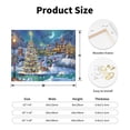 thumbnail image 2 of Naloa Christmas Tree Print Canvas Bathroom Wall Art,Bathroom Wall Art Decoration, Canvas Poster Prints,Decorative Paintings for Living Room, Bathroom, Kids Room, 2 of 6