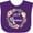 Purple, variant on Inktastic I Love My Nana Flower Circle Boys or Girls Baby Bib