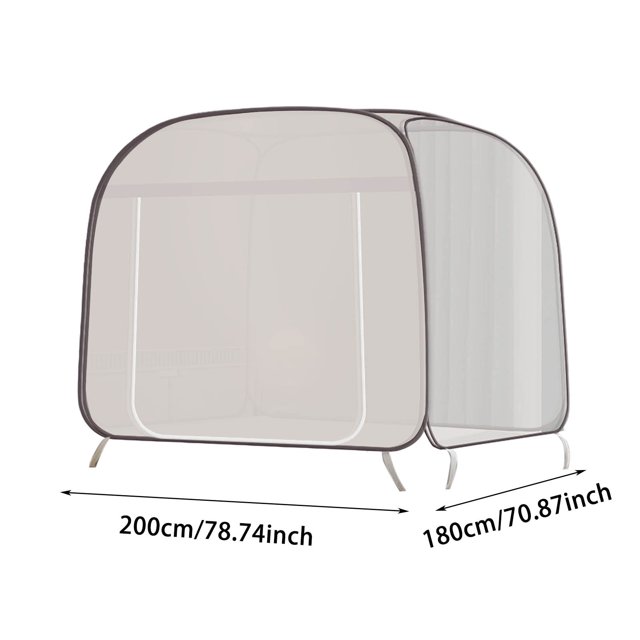 BKER Up Net Tent Instant Setup Portable Folding Bed With Zipper Door For Indoor Outdoor Travel Camping