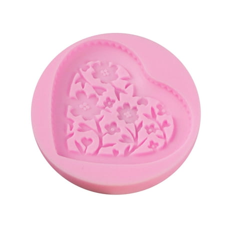 

Silicone Cake Molds Silicone Cake Pop Mold Small Cake Mold Love Chocolate Sugar Turning Mold Silicone Heart Mould DIY Chocolate Cupcake Cake Muffin Baking Mold Pink