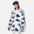 thumbnail image 3 of Balery Cute Shark Sudadera ligera de manga larga con capucha y protección solar UPF 50+ para hombre y mujer, ideal para pesca y running-X-Large, 3 of 7