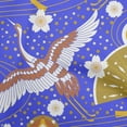 thumbnail image 1 of oneOone Cotton Flex Medium Blue Fabric Asian Japanese Pattern Sewing Craft Projects Fabric Prints By Yard 40 Inch Wide, 1 of 4