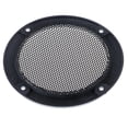 thumbnail image 1 of TISHITA Metal Circle Metal Cover With 4 Screws Installation Coaxial Speakers - black, 1 of 7