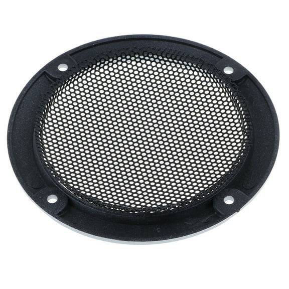 Speaker Decorative Circle, Speaker Grills Protector With Protective Grille Mesh 3inch - black, as described