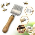 thumbnail image 1 of Clearance! Reweti Stainless Steel Bee Hive Uncapping Honey fork Scraper Shovel Beekeeping Tool, 1 of 5