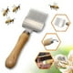 thumbnail image 1 of Stainless Steel Bee Hive Uncapping Honey Fork Scraper Shovel Beekeeping Tool, 1 of 5
