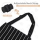 thumbnail image 4 of VALOME Paquete de 2 Delantales de Cocina, Delantal para Cocinar con 2 Bolsillos, Delantales de Chef con Correa Ajustable para el Cuello Unisex para Hombres y Mujeres (NEGRO y MARRÓN), 4 of 7