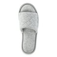 thumbnail image 2 of Joyspun Women's Quilted Single Band Slide Slippers, Wide-Width Available, 2 of 6